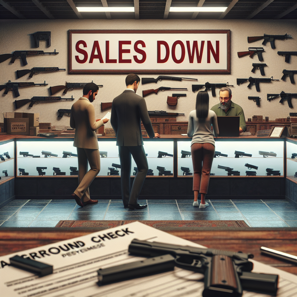 Gun Sales Down in March, Entire First Quarter