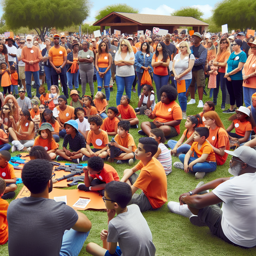 Community rallies to promote peace over gun violence during ‘Wear Orange Weekend’