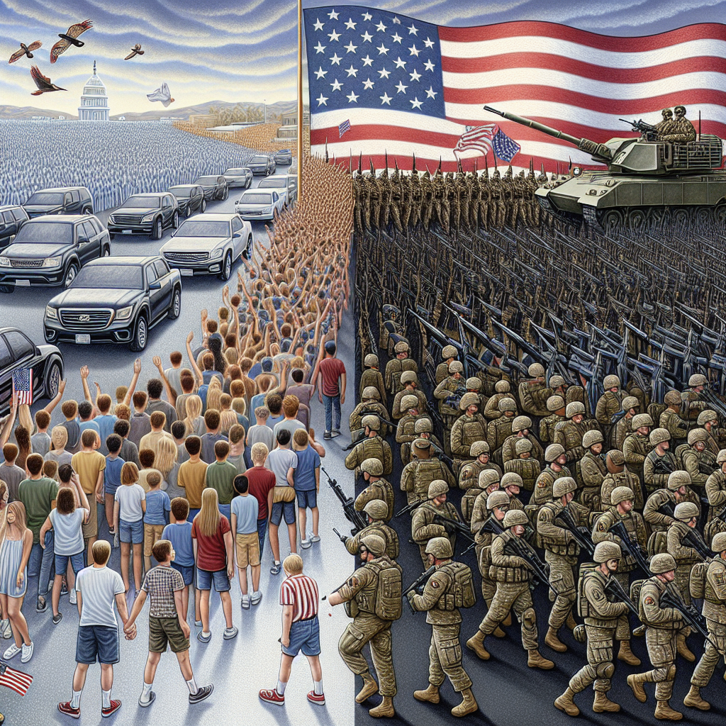 US Army’s image of power and flag-waving rings false to Gen Z weary of gun violence − and long-term recruitment numbers show it